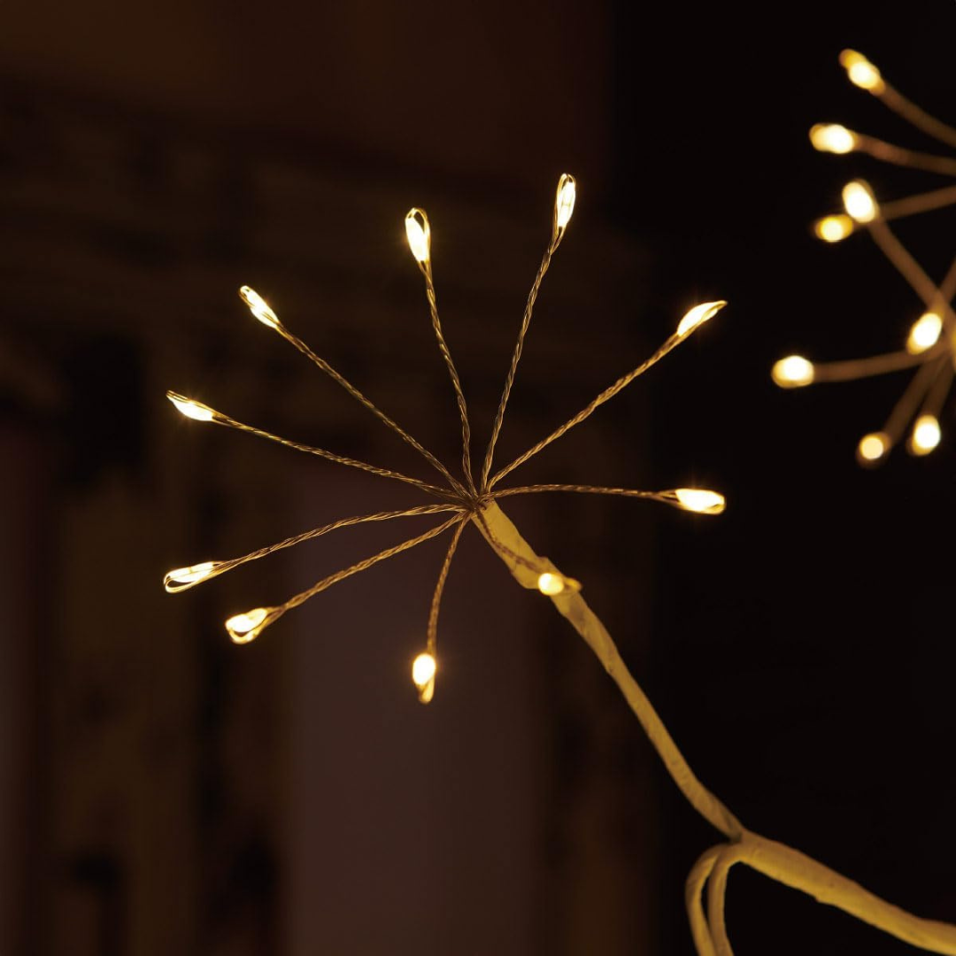 Árvore de Natal 180cm com Luzes de LEDs Frias e Quentes