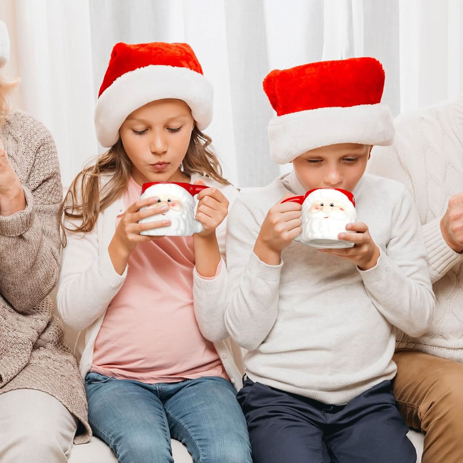 Kit de Canecas Vintage Papai Noel