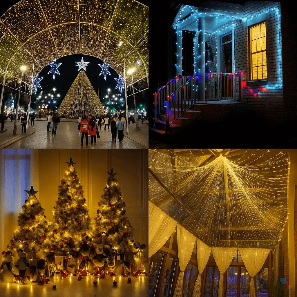 Fio de Luzes LED - Cordão de Fadas para Natal