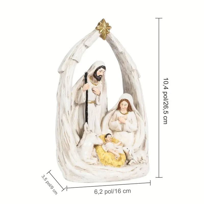 Presépio Sagrado Coração de Maria em Resina – Celebração do Verdadeiro Natal