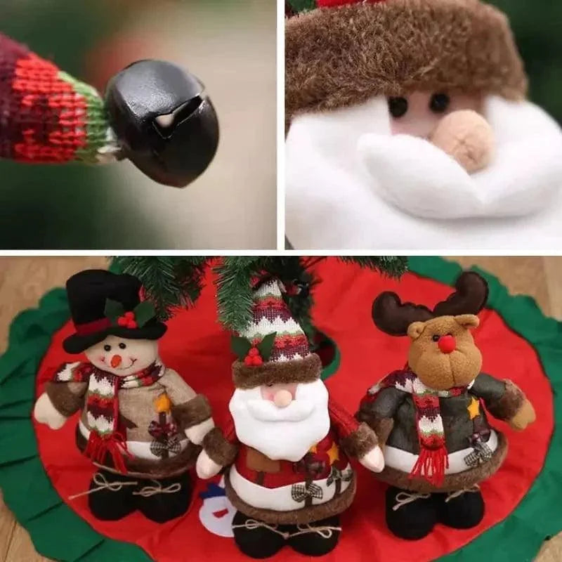 Bonecos de Natal de Pelúcia para Decoração Festiva