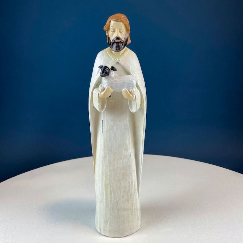 Presépio Robert Stanley – 7 Peças em Resina com Estilo Contemporâneo