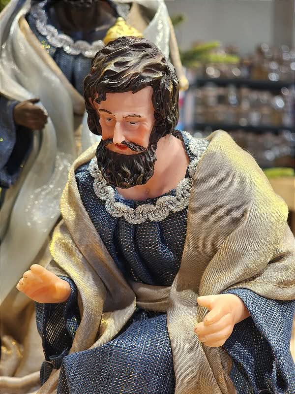 Presépio Sagrada Família – 11 Peças em Resina Premium