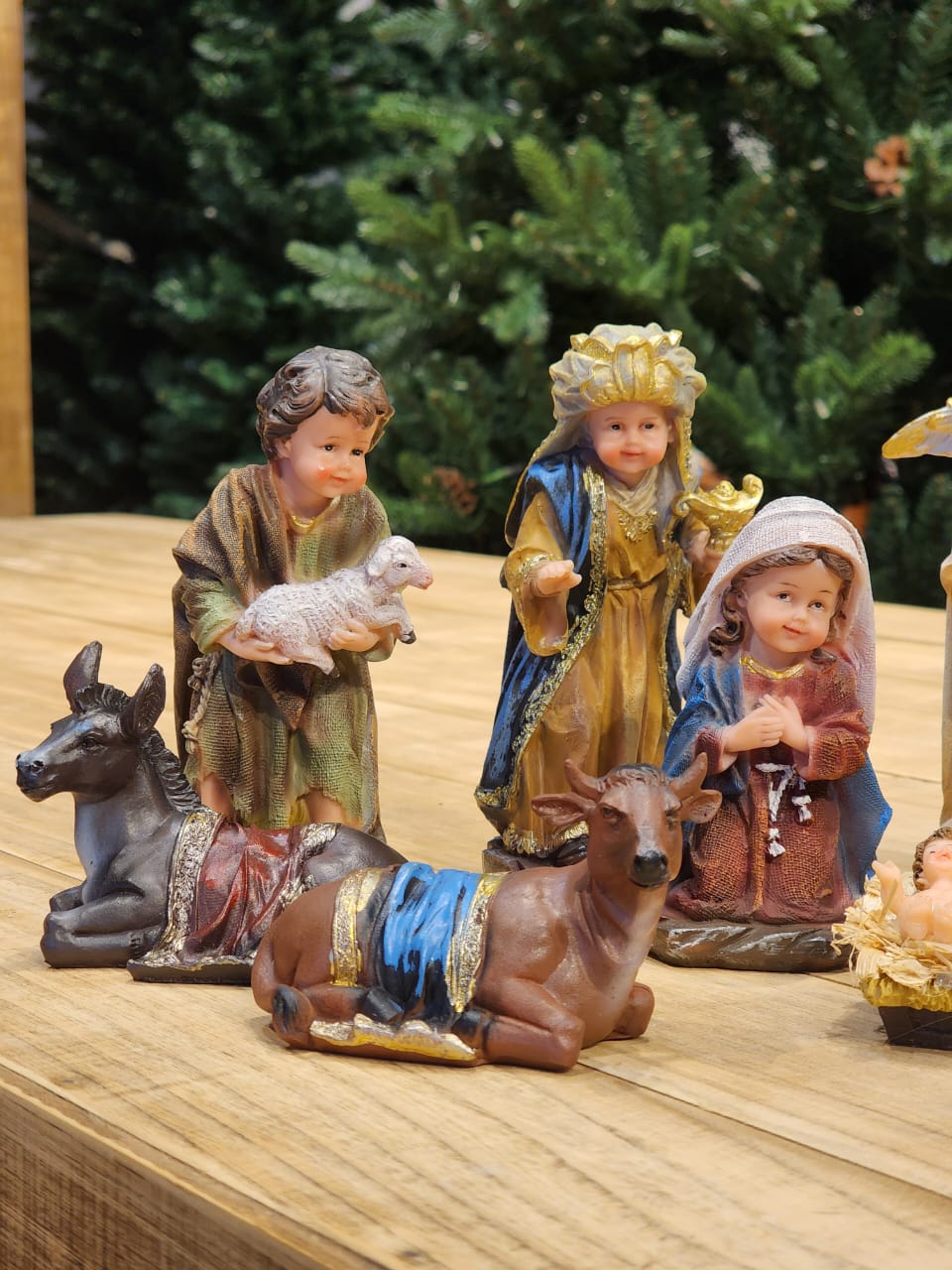 Presépio Infantil Colorido 11 Peças | 20cm, 33cm e 42cm