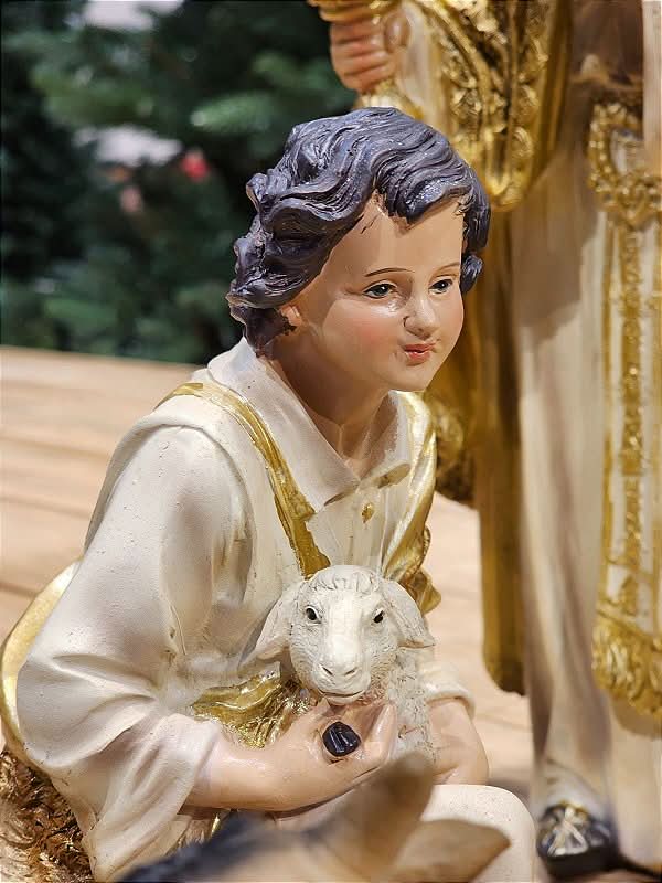 Presépio Sagrada Família 11 Peças em Resina | 20cm e 33cm