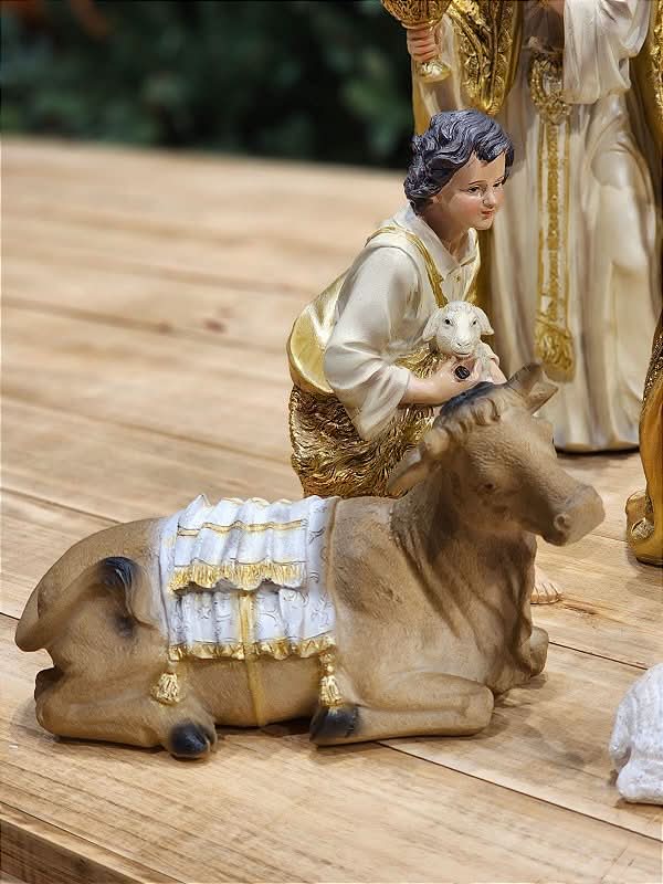 Presépio Sagrada Família 11 Peças em Resina | 20cm e 33cm