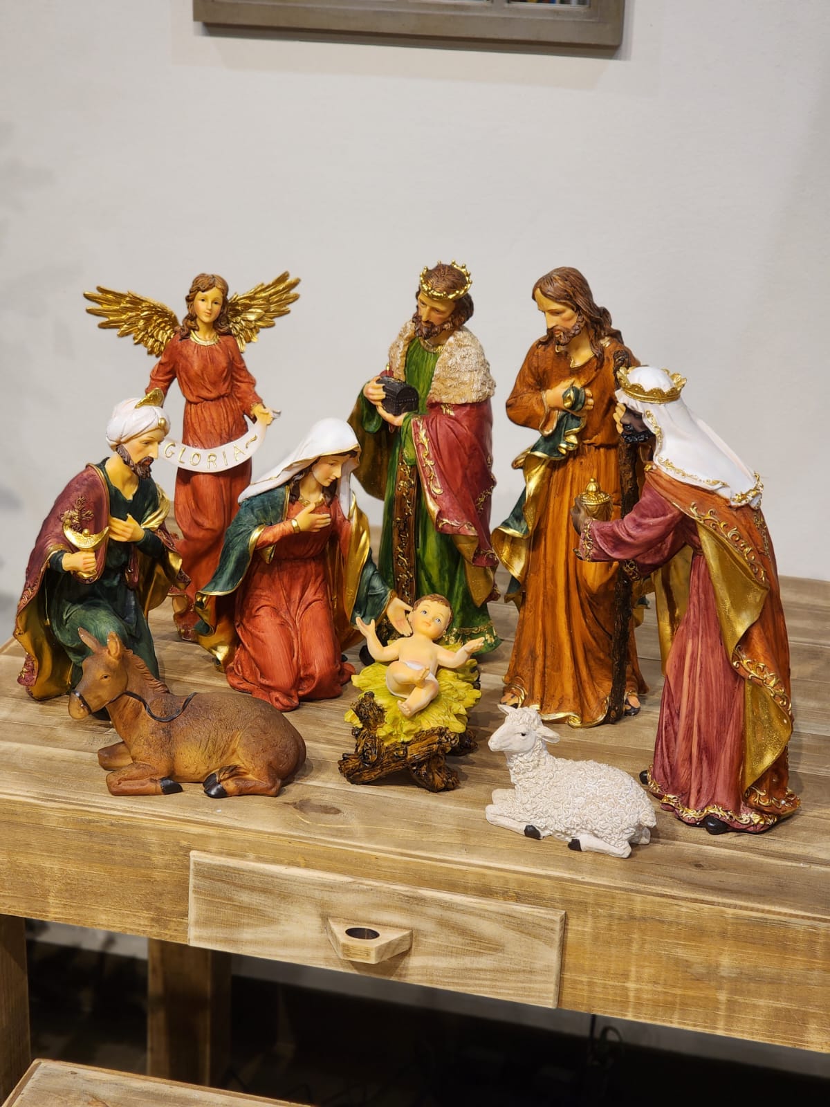 Presépio em Resina 9 Peças | 28cm e 45cm