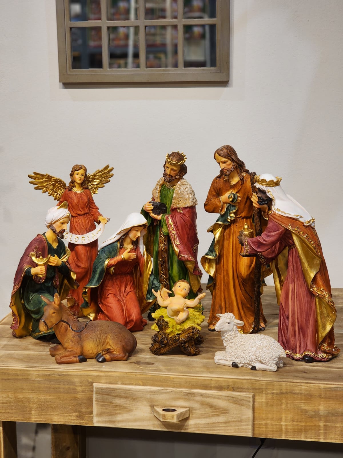 Presépio em Resina 9 Peças | 28cm e 45cm