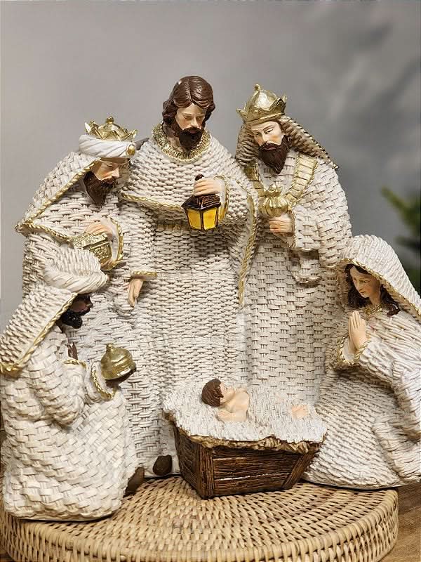 Presépio Branco em Resina | 20cm e 33cm