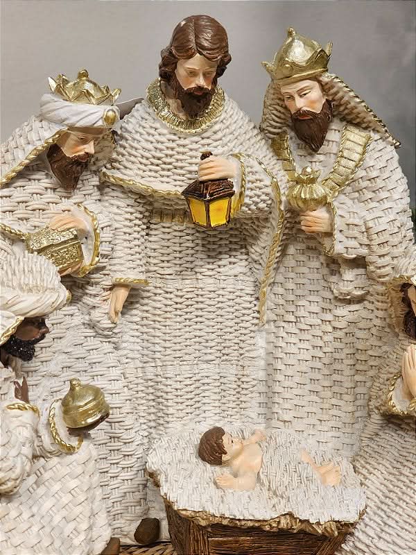 Presépio Branco em Resina | 20cm e 33cm