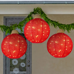 Esfera Enfeites de Natal para áreas externas e internas - 180 luzes LED - 8 funções de iluminação