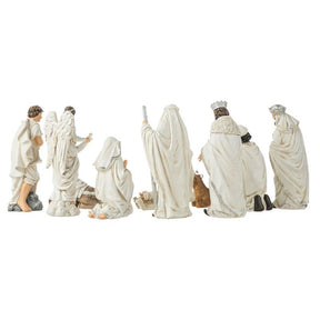 Presépio Tradicional Sagrada Família – Conjunto com 11 Peças em Resina (21 a 32 cm)
