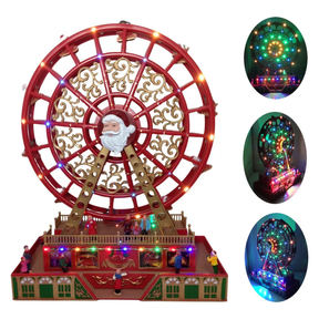 Roda Gigante Natalina Parque De Diversoes Vila Natalina Vermelho