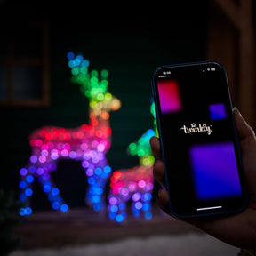 Conjunto de 3 Renas Iluminadas com LED RGB e Controle Wi-Fi - 520 LEDs