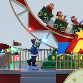 Enfeite Roda Gigante Natalino Natal Papai Noel Led Musical