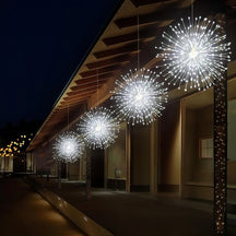 Kit de Luzes solares de fogos de artifício de Natal ao ar livre