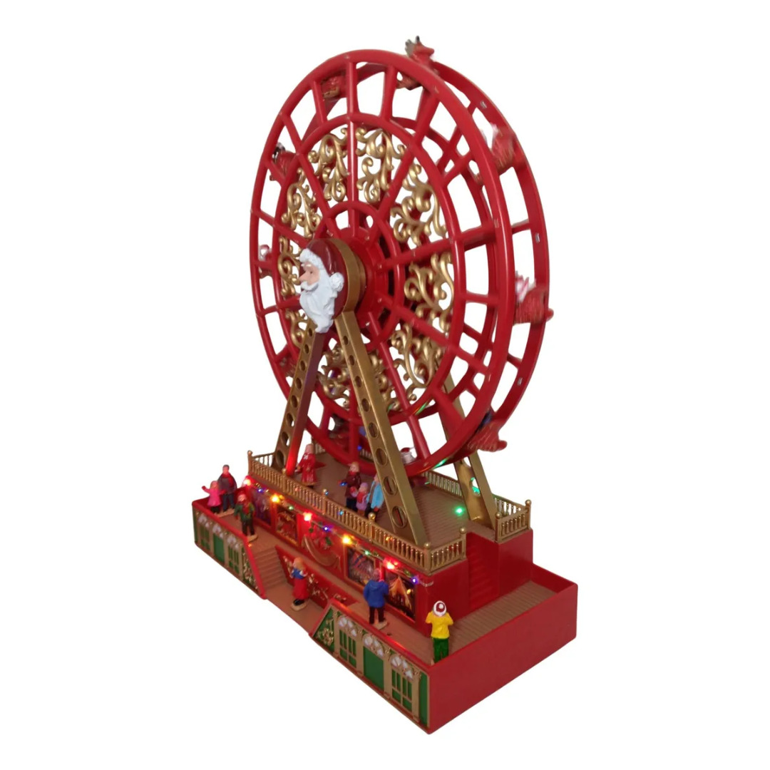 Roda Gigante Natalina Parque De Diversoes Vila Natalina Vermelho