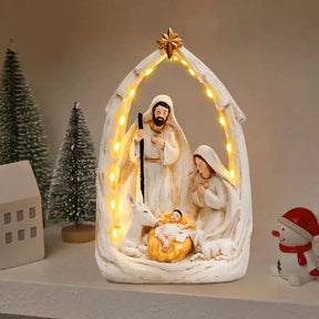 Presépio Sagrado Coração de Maria em Resina – Celebração do Verdadeiro Natal