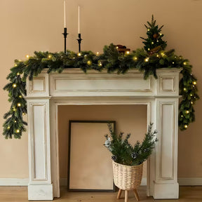 Guirlanda de Natal de Cedro Verde 1,9m