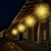 Kit de Luzes solares de fogos de artifício de Natal ao ar livre