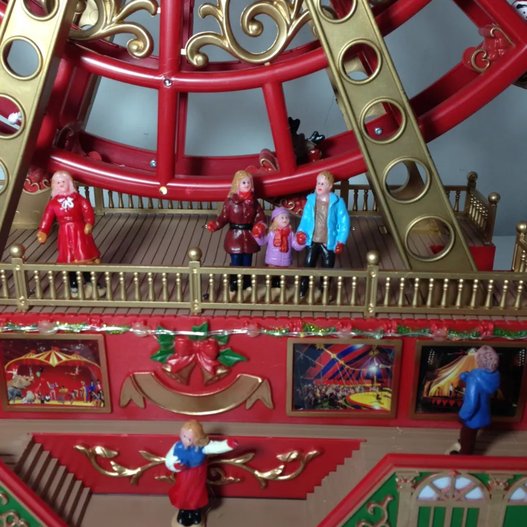 Roda Gigante Natalina Parque De Diversoes Vila Natalina Vermelho