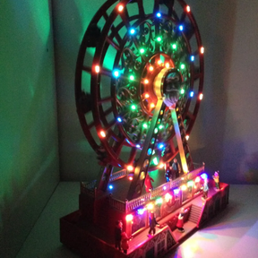 Roda Gigante Natalina Parque De Diversoes Vila Natalina Vermelho