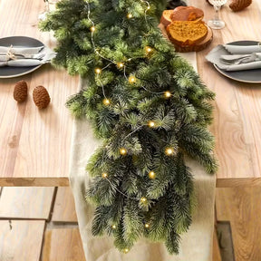 Guirlanda de Natal de Cedro Verde 1,9m