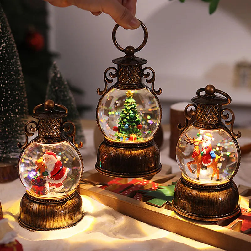 Globo de Neve Musical Luxo com LED - Presente Exclusivo de Natal