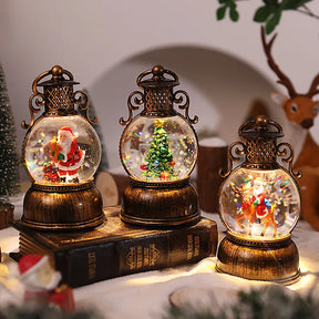 Globo de Neve Musical Luxo com LED - Presente Exclusivo de Natal