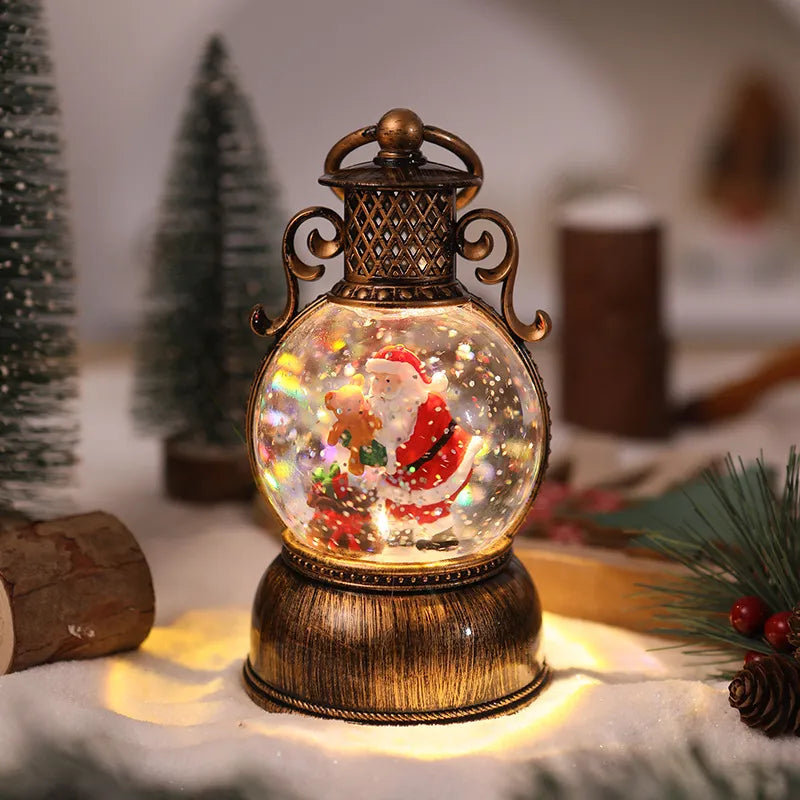 Globo de Neve Musical Luxo com LED - Presente Exclusivo de Natal