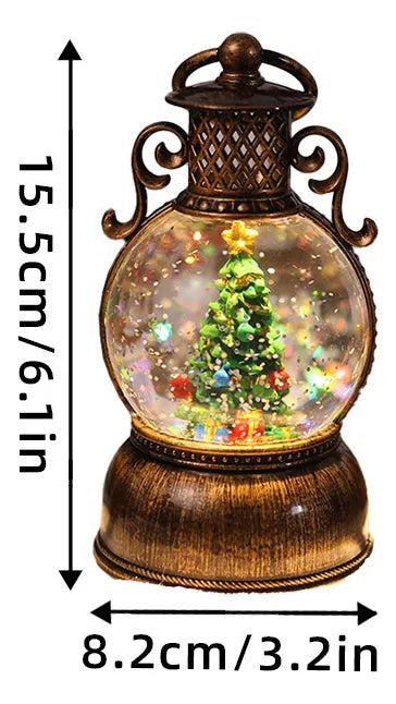 Globo de Neve Musical Luxo com LED - Presente Exclusivo de Natal