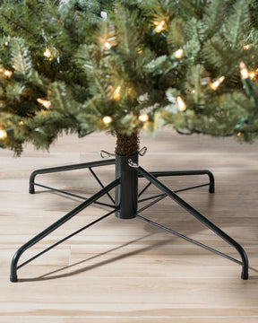 Árvore de Natal Artificial Pinheiro Clássico com Luzes Micro LED Embutidas - Galhos Articulados e Suporte Metálico