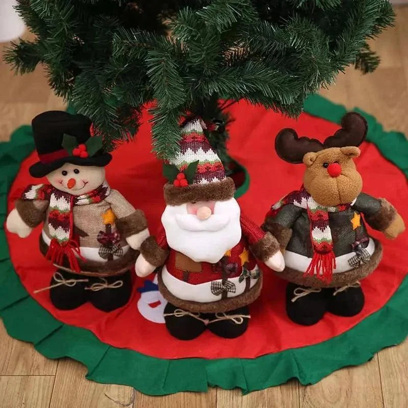 Bonecos de Natal de Pelúcia para Decoração Festiva