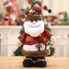 Bonecos de Natal de Pelúcia para Decoração Festiva