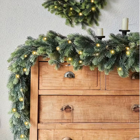 Guirlanda de Natal de Cedro Verde 1,9m