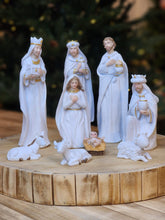 Presépio em Resina Branco – 9 Peças