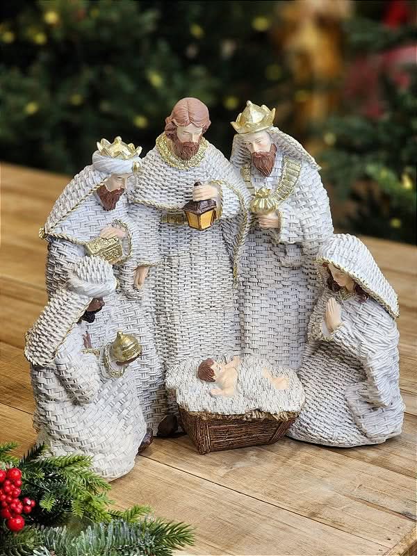 Presépio Branco em Resina | 20cm e 33cm