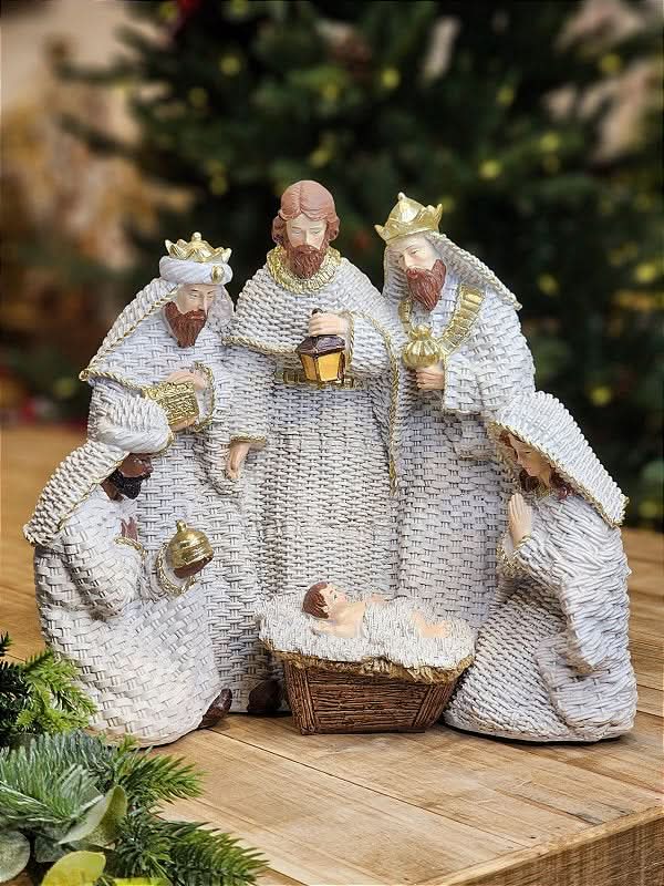 Presépio Branco em Resina | 20cm e 33cm