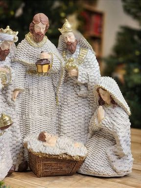 Presépio Branco em Resina | 20cm e 33cm