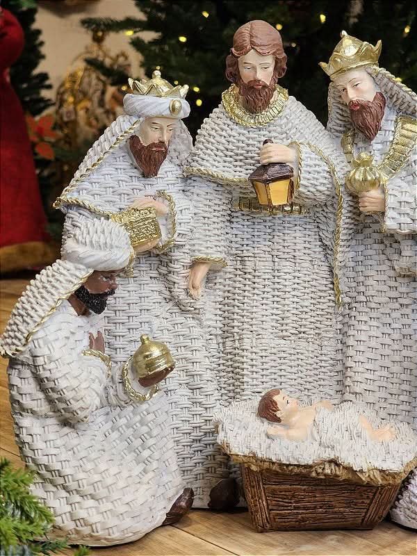 Presépio Branco em Resina | 20cm e 33cm