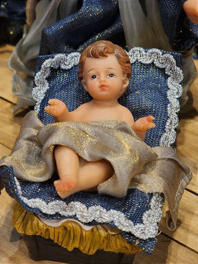 Presépio Sagrada Família – 11 Peças em Resina Premium