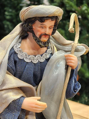 Presépio Sagrada Família – 11 Peças em Resina Premium