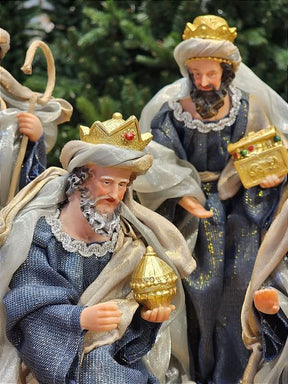 Presépio Sagrada Família – 11 Peças em Resina Premium