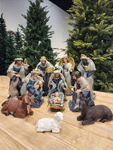 Presépio Sagrada Família – 11 Peças em Resina Premium