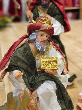 Presépio Sagrada Família em Tecido – 11 Peças Artesanais