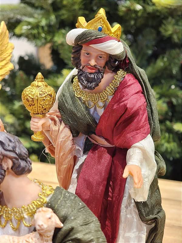 Presépio Sagrada Família em Tecido – 11 Peças Artesanais