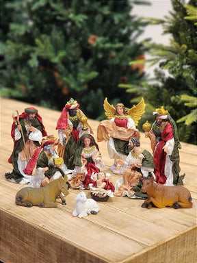 Presépio Sagrada Família em Tecido – 11 Peças Artesanais