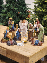 Presépio Sagrada Família Clássico - 11 Peças em Resina | 20cm, 33cm e 48cm