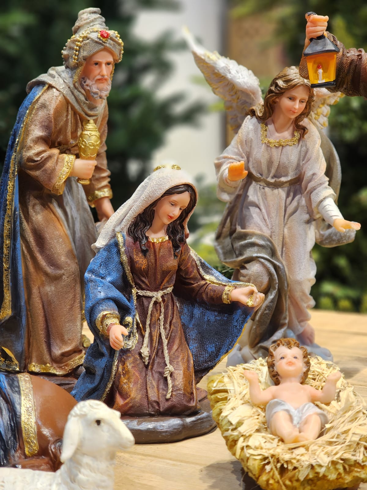 Presépio Sagrada Família 32cm – 11 Peças em Resina Premium