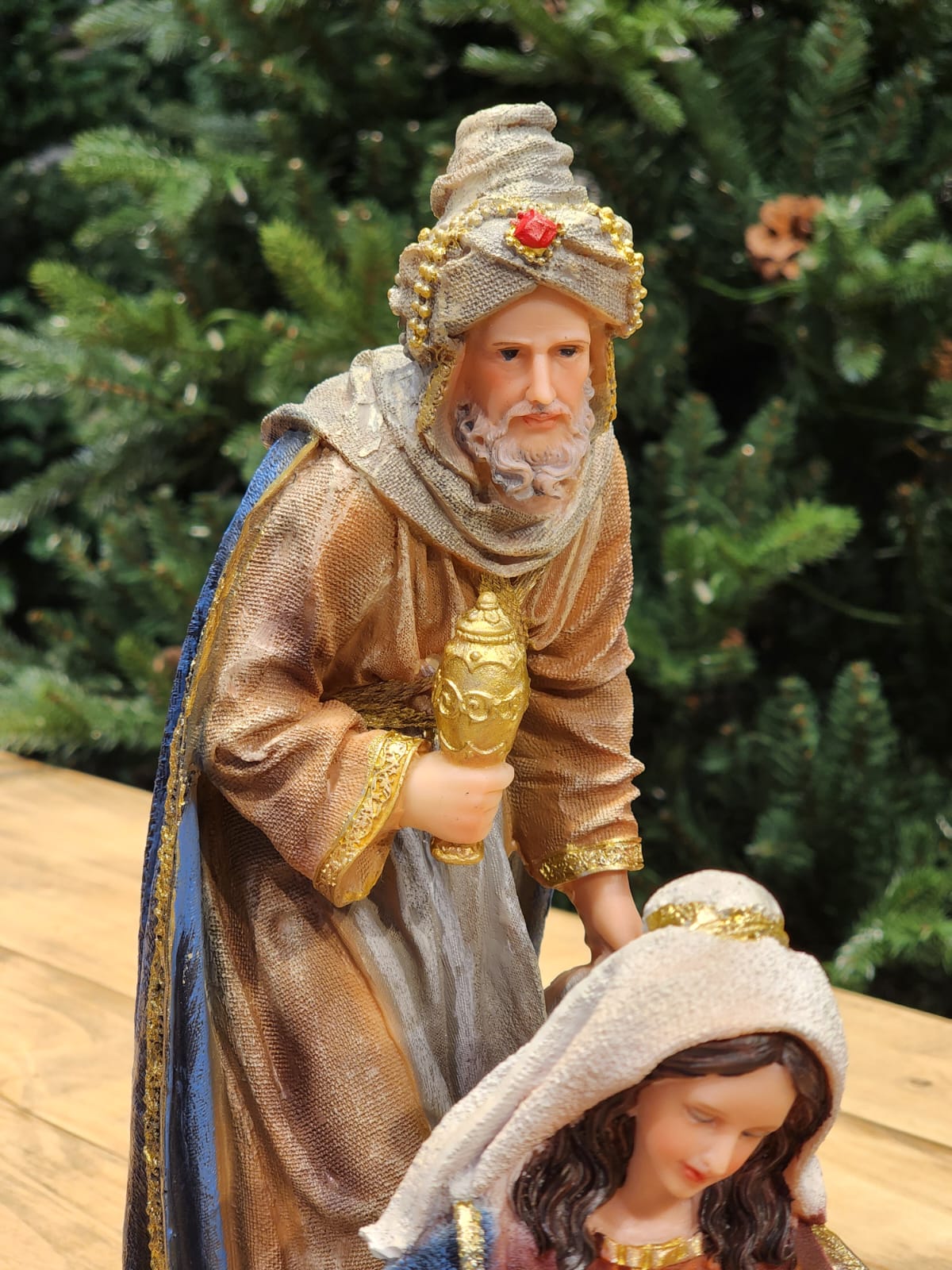 Presépio Sagrada Família 32cm – 11 Peças em Resina Premium